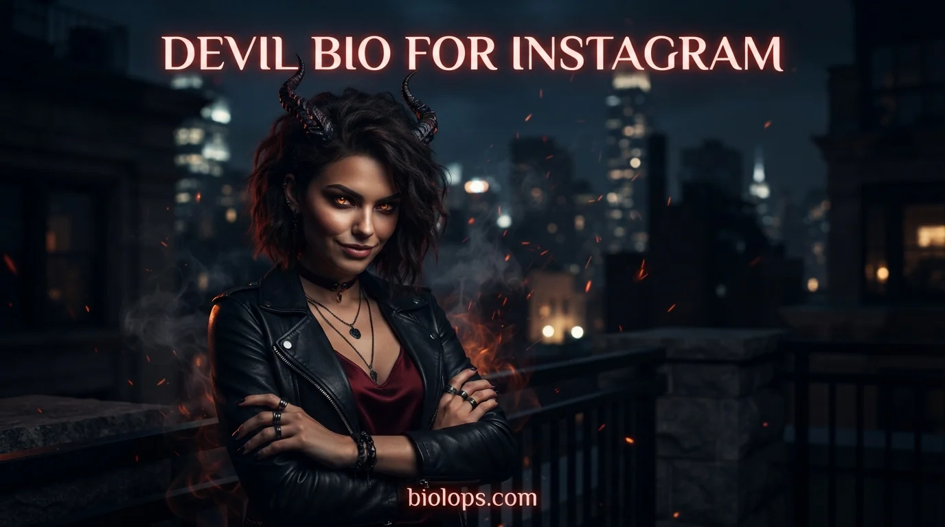 Devil Bio for Instagram