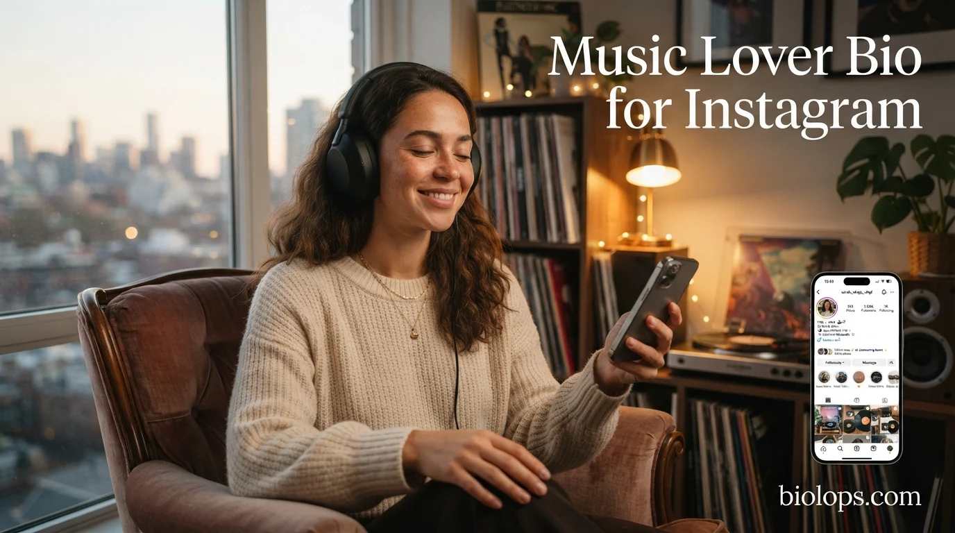 Music Lover Bio for Instagram