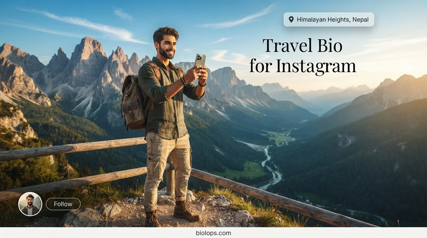 Travel Bio for Instagram