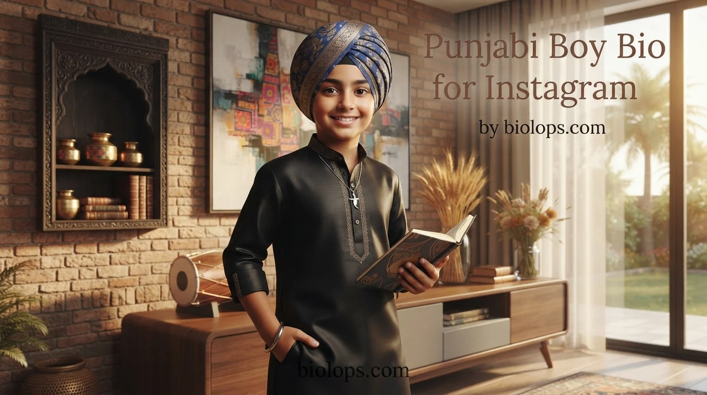 Punjabi Boy Bio for Instagram